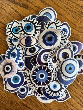 Evil Eye Hamsa Sticker Pack 15 Random Stickers